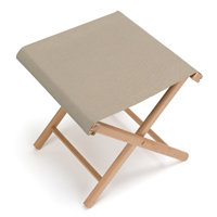Tabouret pliant jardin leger bois, plage et soleil gris sable Tabouret pliant jardin leger bois, plage et soleil gris sable