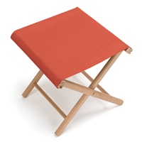 Tabouret pliant jardin rouge orange Tabouret pliant jardin rouge orange