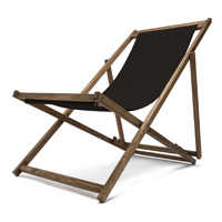 Transat bois couleur noir Transat jardin couleur noir