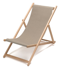 Transat leger bois, plage et soleil gris sable Transat leger bois, plage et soleil gris sable