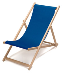 Transat bois leger pas cher bleu Transat bois leger pas cher bleu