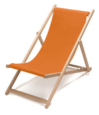 Transat pas cher, bain de soleil plage orange Transat pas cher, bain de soleil plage orange
