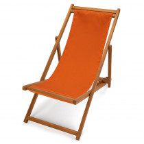 Transat jardin teck (chilienne) couleur rouge