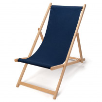 Toile de Transat Bleu Marine en Coton 2