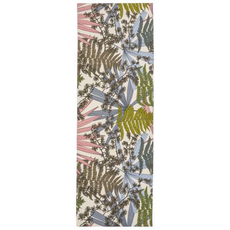 Toile pour Bain de Soleil, Coton Forêt Rose