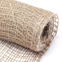 Toile de jute maille large pour tontine arbre en rouleau de 10m, largeur 1m 2