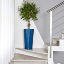 Pot de Jardin en Plastique Bleu h:61cm