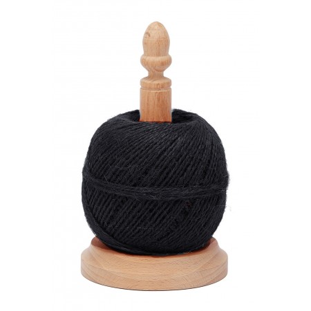 Ficelle jute, pelote jute 200 g + dévidoir bois - Filoche et Ficelle