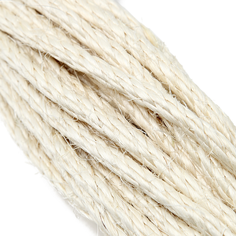 Rouleau de corde en sisal naturel 6mm 4 bouts