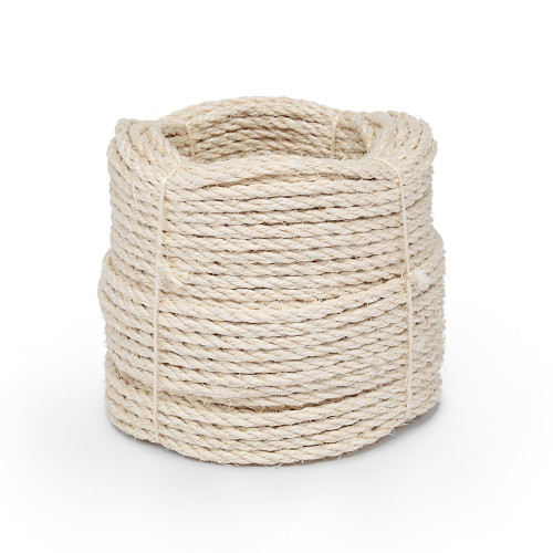 Corde en fibre naturelle solide en sisal 4 mm, 5 mm, 6 mm d