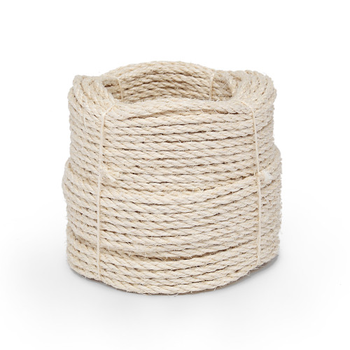 Cordage Blanc 8 Mm En Sisal 50 Metres