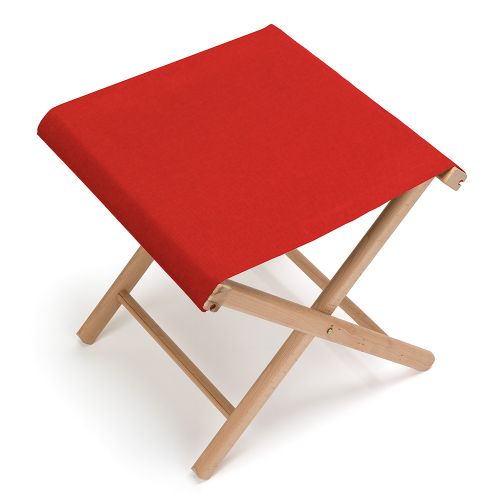 Tabouret Pliant Rouge Foncé