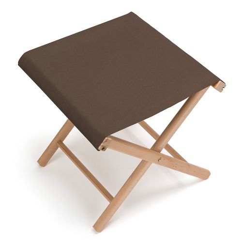 Tabouret Pliant Bois Chocolat