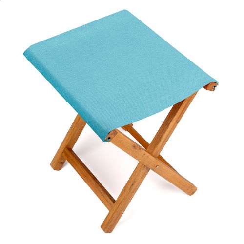 Tabouret Pliant Acacia Bleu ciel