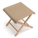 Tabouret Pliant : Toile de rechange en Lin Naturelle