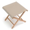Toile de Tabouret Pliant Beige Sunbrella