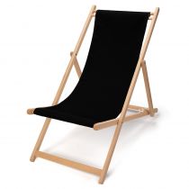 Toile de Transat Noire Black Sunbrella 2