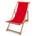 Transat de jardin Rouge
