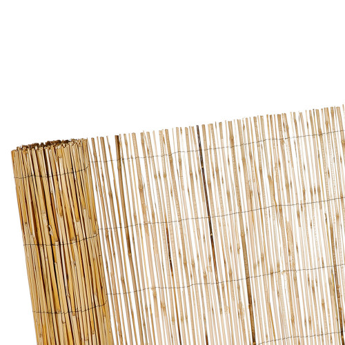 Canisse en bambou fendu couleur naturel L.3m x H.1 m