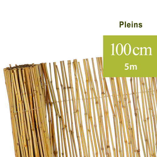brise vue en canisse de bambou rond 5m