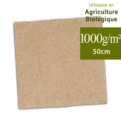 Paillage Potager bio 50 cm 1000g/m²