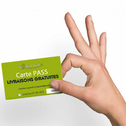 Livraison internet gratuite : Carte pass filoche et ficelle 1 an