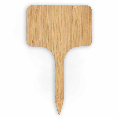 etiquette en bois exotique