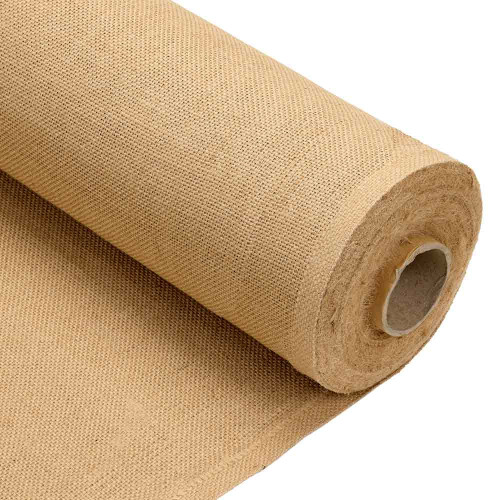 Toile de Jute naturelle en rouleau 25m Largeur 150cm