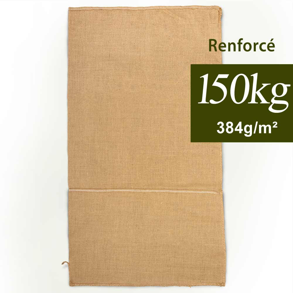 Sac weekend 48h en toile de jute jhola