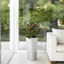 Pot en plastique deco argent 60cm 2