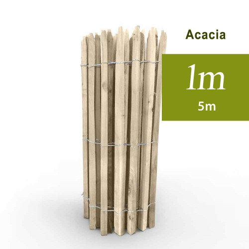 Ganivelle 1m 5m en acacia