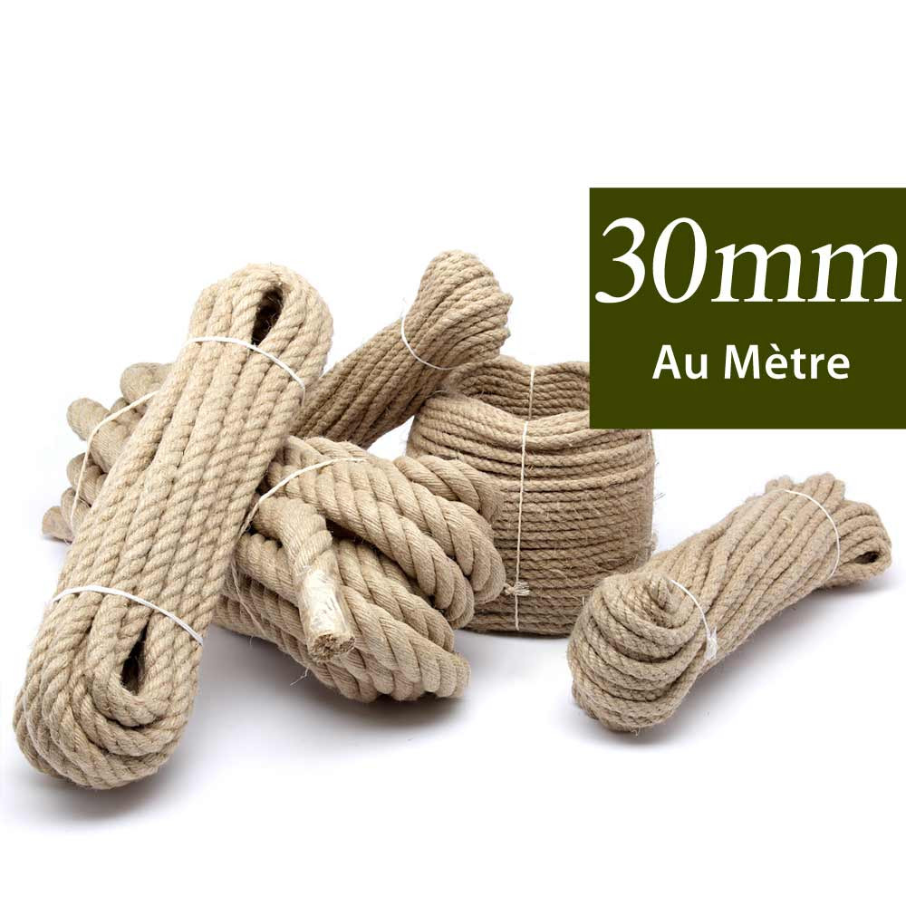 Corde jute torsadée STANDERS L. 10 m