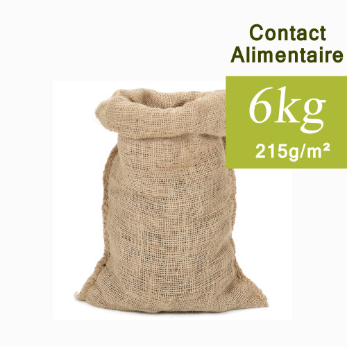 sac jute alimentaire en toile 100% naturelle