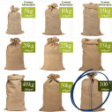 Sac jute grand format 100 l solide