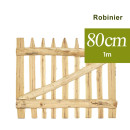 portillon jardin bois brut hauteur 80 cm largeur 1m