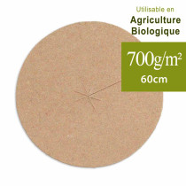 Paillage en feutre de jute Naturel 60 cm