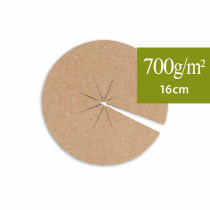Paillage Pot de fleur en feutre de jute