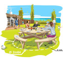 table ronde jardin