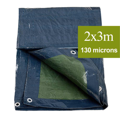bache protection en toile plastique 120g 2x3