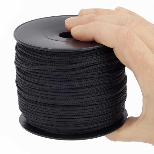 tresse corde 2mm PP noir