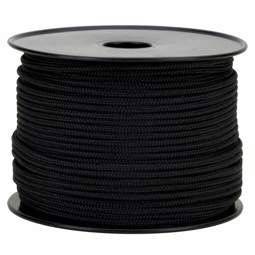 corde tresse noir 4mm en PP