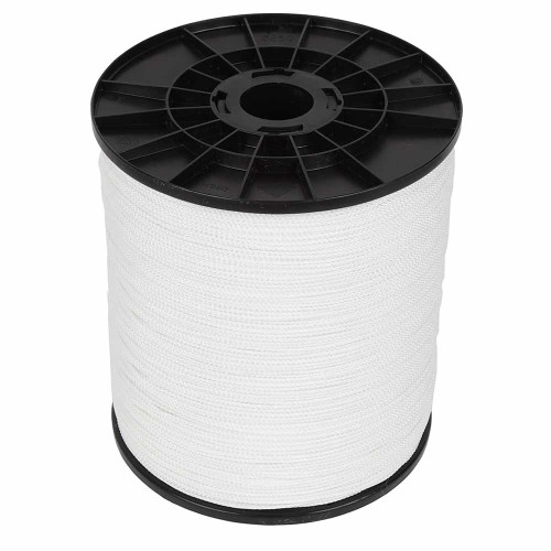corde tresse PP blanc 2,5 200