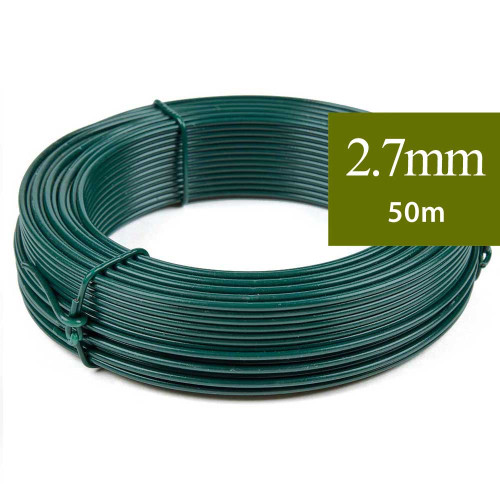 Fil fer vert 2.7mm 50m