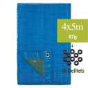bache 67g avec oeillets