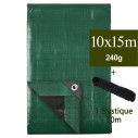 grande bache de protection avec elastique