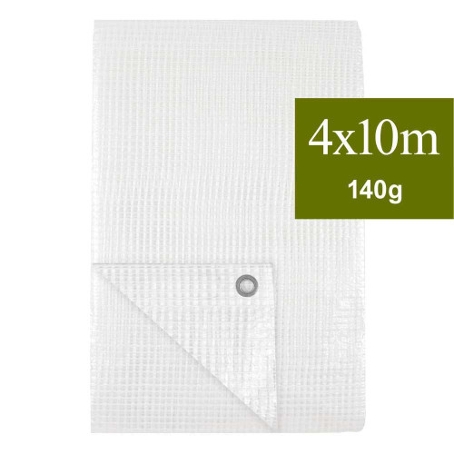bache plastique transparent 10m, avec elastique