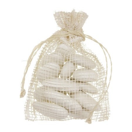 sachet sinamay blanc