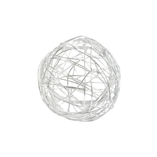 Boules métal argent