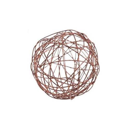 Boule fil de fer - Déco jardin en métal Diam. 50cm, vente au