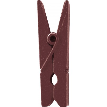 pince en bois chocolat